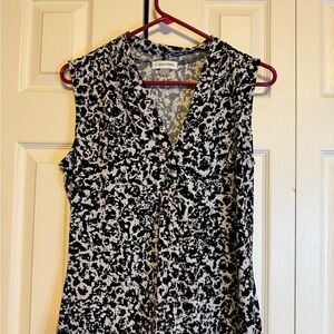 Calvin Klein Black‎ and White Women's Top